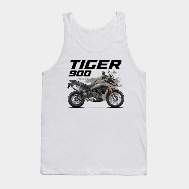 Tiger 900 Rally Tank Top by Tomislav Lozić